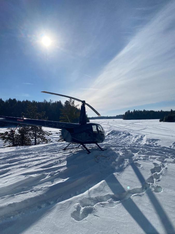 Pourvoirie Du Lac Blanc Saint-Alexis-des-Monts Eksteriør bilde